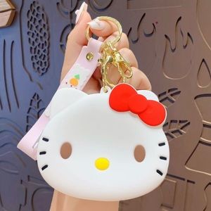 Hello kitty keychain coin bag